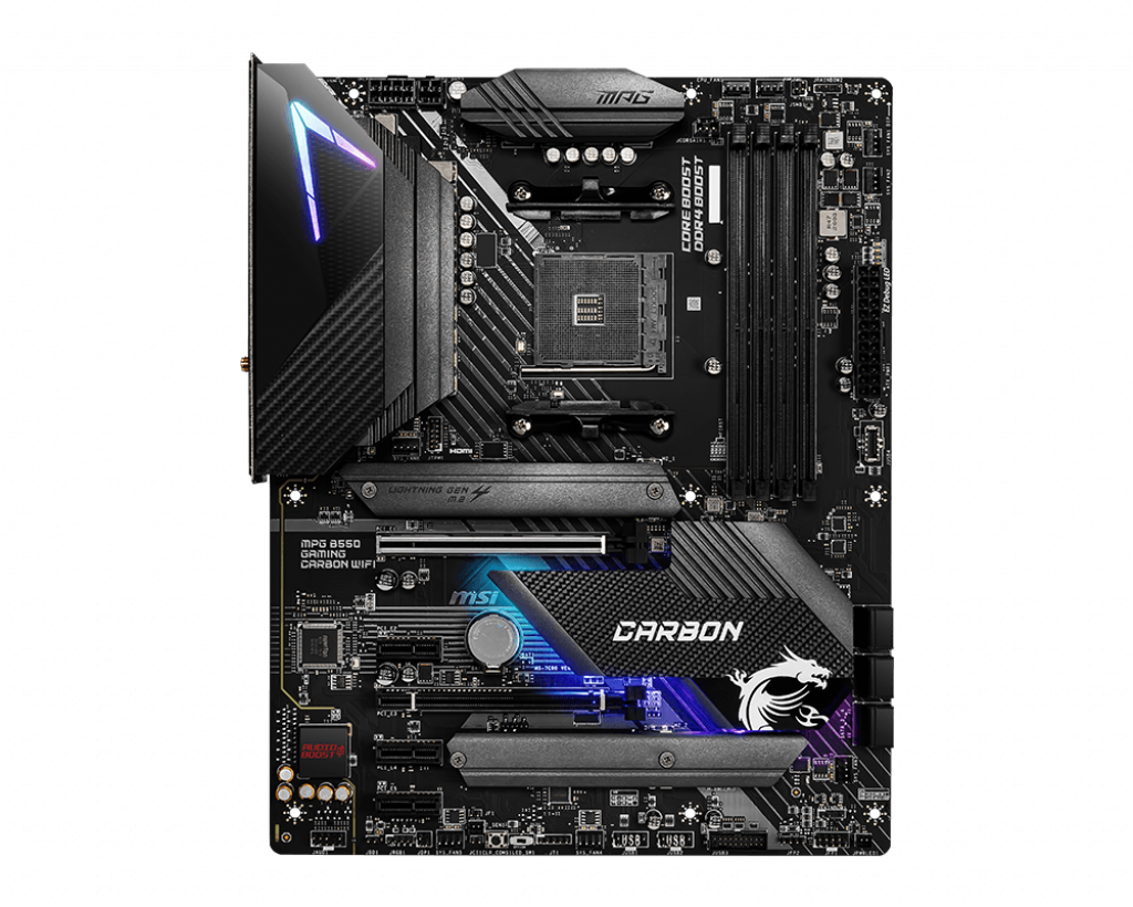 MSI MPG B550 GAMING CARBON WIFI 4866MHz(OC) DDR4