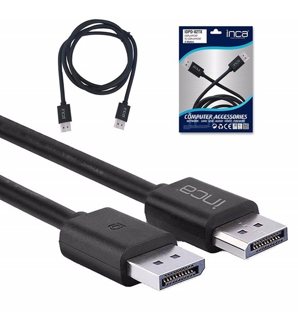 INCA IDPD-02TX DİSPLAYPORT TO DISPLAY 4K 2 METRE 