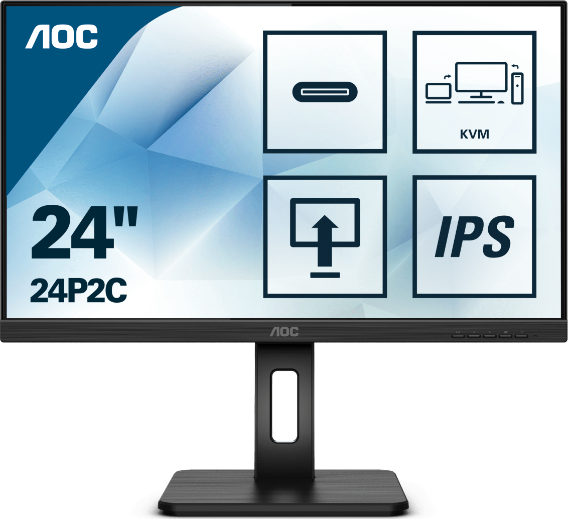 23.8 AOC 24P2C IPS FHD 4MS 75HZ HDMI DP USB-C