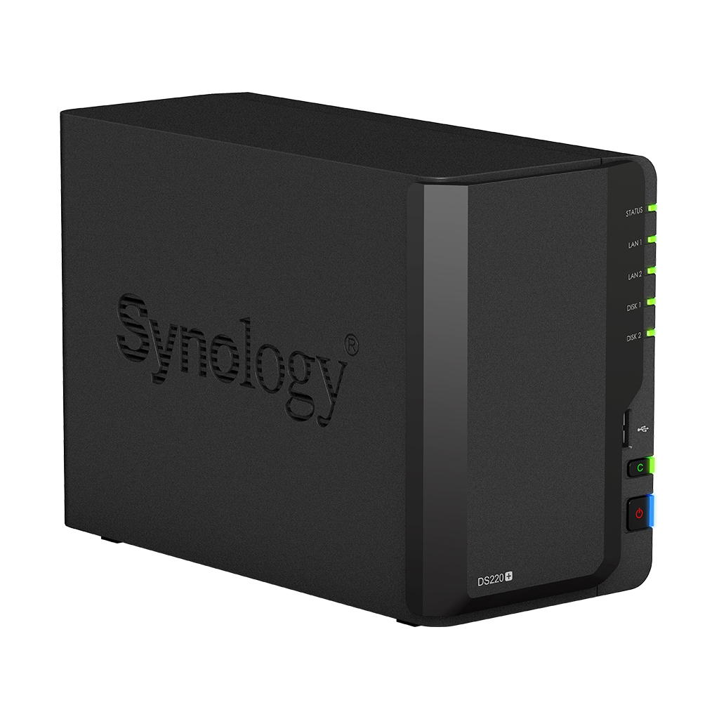 SYNOLOGY DS220+ NAS 3.5x2YUVA 1 LAN NAS DEPOLAMA ÜNİTESİ